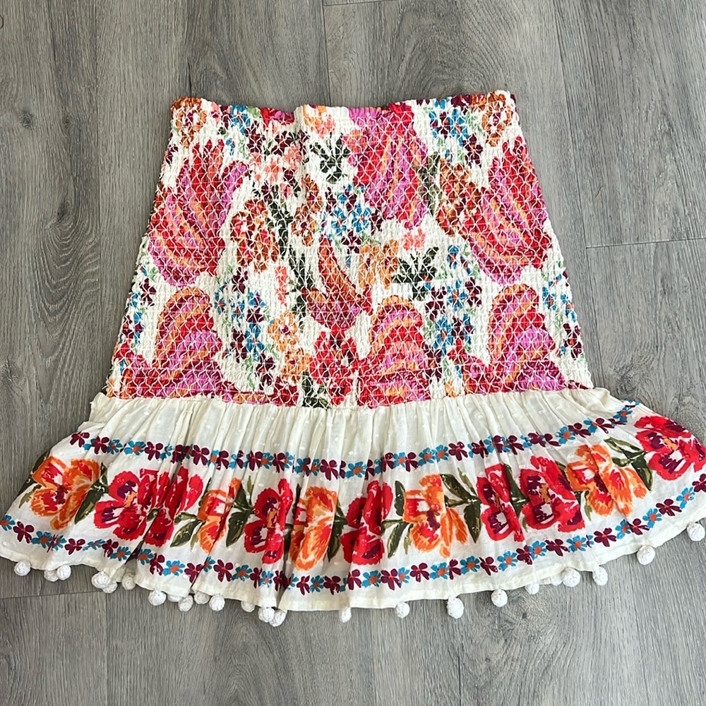 Farm Rio spring banana skirt